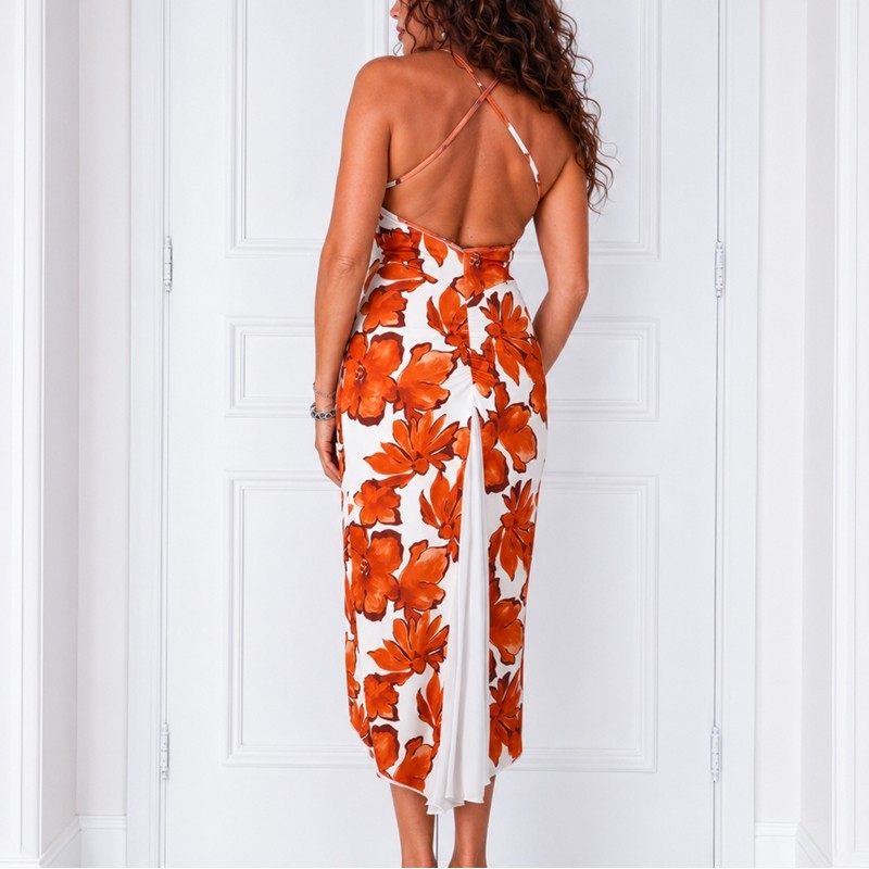 Abito Desie Scollato Option 286 RossaSpina 3 Wear & More
