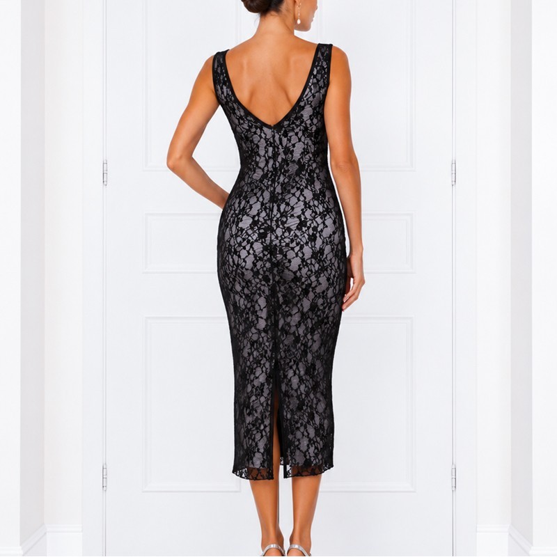 Abito Desie Pizzo Option 287 RossaSpina 3 Wear & More