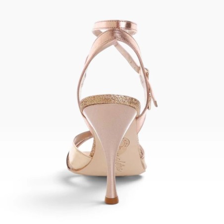 Scarpe da Tango GINEVRA RAME LAMINATO PIANTA LARGA Tacco 9 cm – Tangolera Shoes | WearAndMore