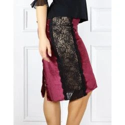 Skirt Tubino con Banda Pizzo Option 30