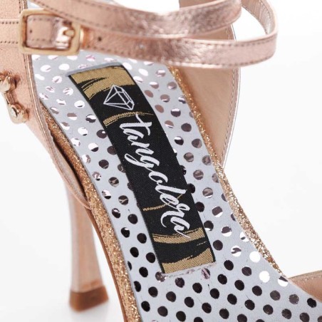 GINEVRA RAME LAMINATO PIANTA LARGA Tacco 7 cm – Tangolera Shoes | WearAndMore