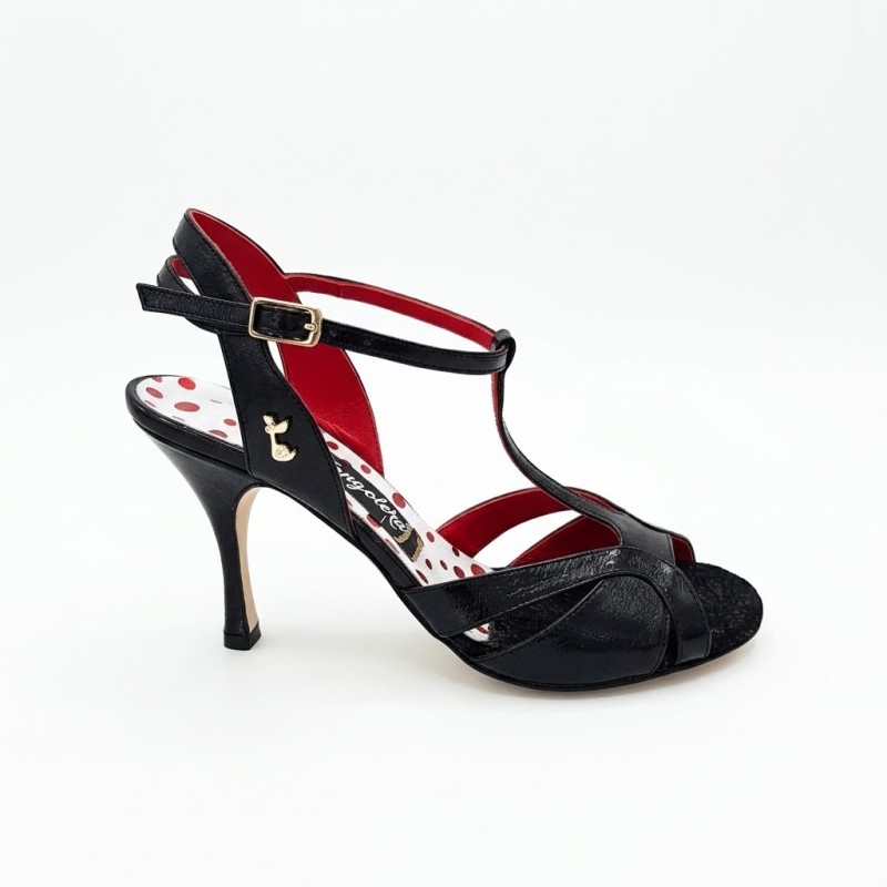 MARELLA VERNICE NERA SOFT Heel 8 cm Tango Shoes – Tangolera Shoes | WearAndMore