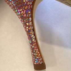 GIULIA ROSATO CANGIANTE Heel 8 cm SAMPLE As per photo. Small printing defect  Tango Shoes – Tangolera Shoes | WearAndMore