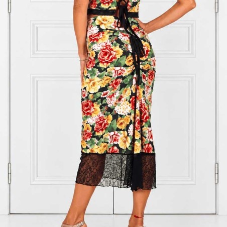 Gonna Flora 2 Pizzo Option 63 Con Piccolo Difetto  | RossaSpina