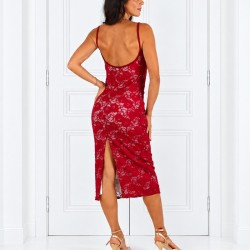 Abito Sally Canotta Pizzo Option 55 RossaSpina 2 - WEAR & MORE
