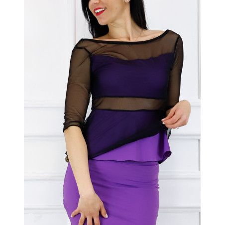 Top Napoli Lu Balconcino Option 142 Blu Notte RossaSpina 1 - WEAR & MORE 