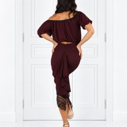 Completo Gonna Ilaria Option 2 + Top Palloncino Option 24 |RossaSpina