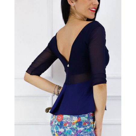 Top Napoli Lu Balconcino Option 143 Bluette RossaSpina 2 - WEAR & MORE 