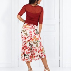 Completo Tubino Frou Frou Arriccio Option 92 + Top Maglietta Cuore Option 141 |RossaSpina