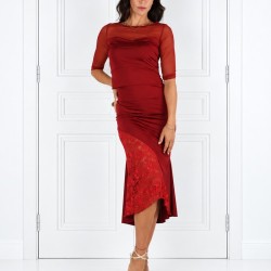 Completo Gonna Pivot Trasparent Option 52 + Top Maglietta Cuore Option 141 |RossaSpina