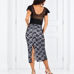 Completo Tubino Midi Pizzo Option 8 + Top Sunny Option 16 |Rossa Spina