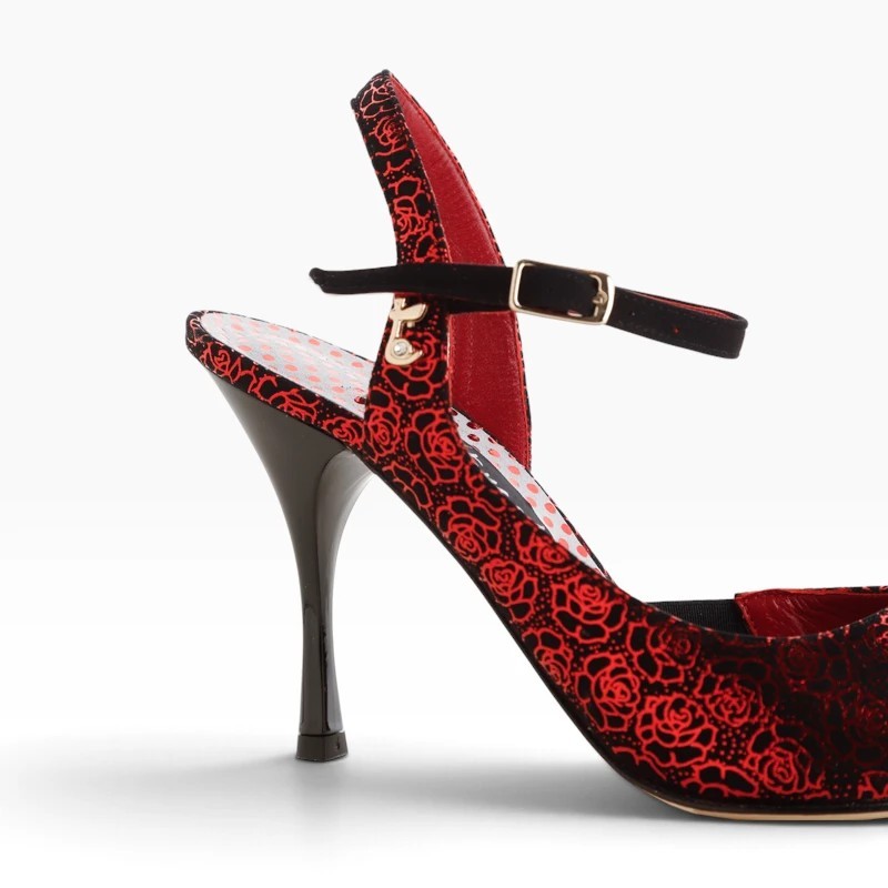 Scarpe da Tango MARA ROSE ROSSE CONFORT Tacco 8 cm SCARPE IN PRENOTAZIONE – Tangolera Shoes | WearAndMore
