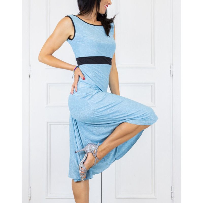 Abito Desie Svasato Spezzato Lurex Option 162 RossaSpina 2 - WEAR & MORE 