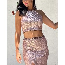 Top Vogatore Paillettes Option 31 RossaSpina 1 - WEAR & MORE 
