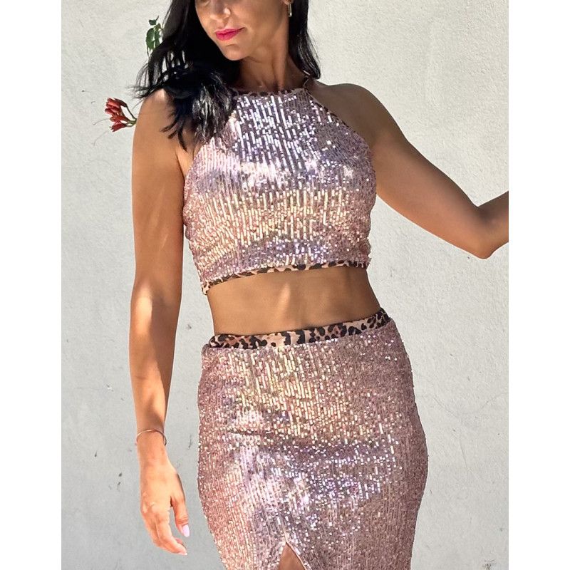 Top Vogatore Paillettes Option 31 RossaSpina 1 - WEAR & MORE 