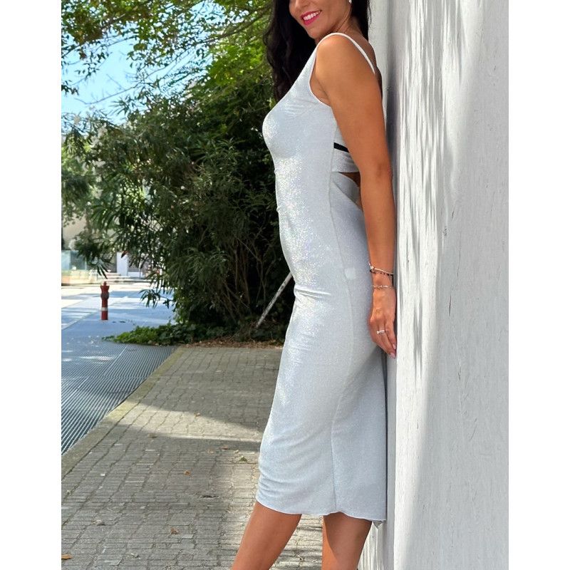 Abito Nicole Lurex Option 7 RossaSpina 2 - WEAR & MORE 