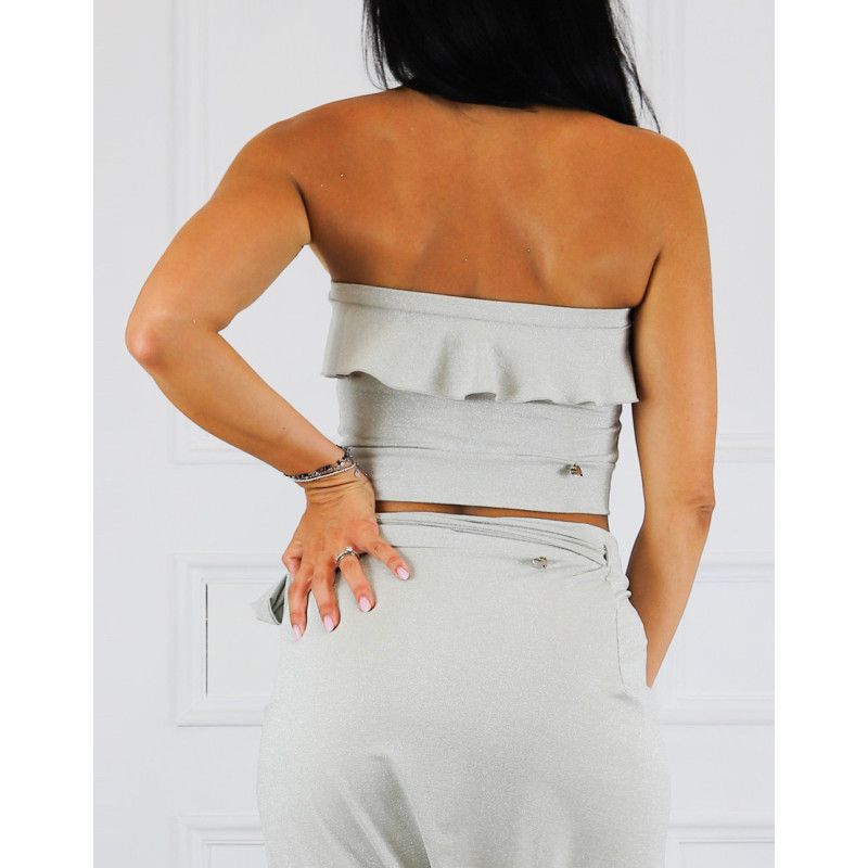 Top Fascia Lurex Option 21 RossaSpina 3 - WEAR & MORE 