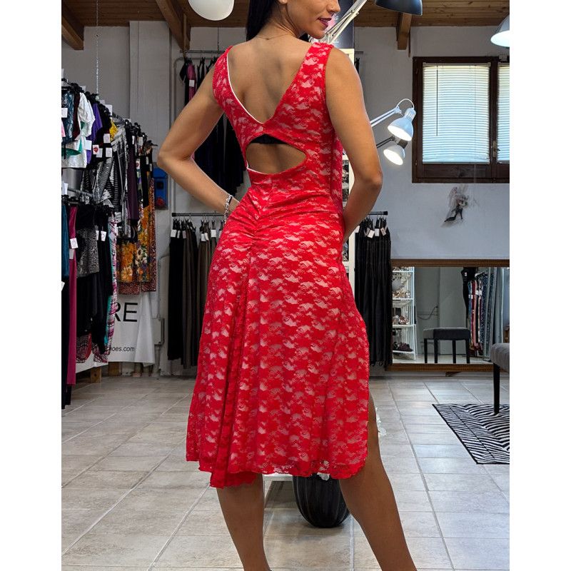 Abito Desie Anello Pizzo Option 234 RossaSpina 2 - WEAR & MORE 