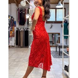 Abito Desie Coda Pizzo Option 239 RossaSpina 3 - WEAR & MORE 