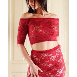 Top Maglietta Pizzo Option 67 RossaSpina 1 - WEAR & MORE 