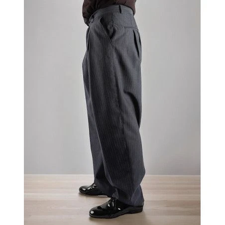 Pantalone da uomo Jack Mod. 06 Option 5 Colore Blu Grigio Gessato RossaSpina 2 - WEAR & MORE 