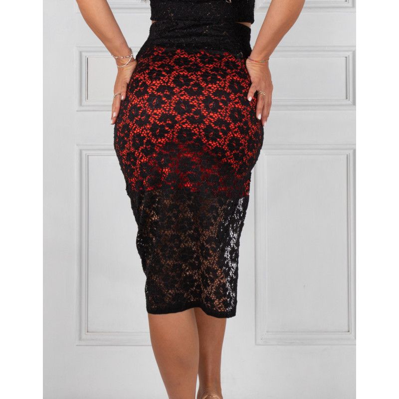 Tubino Vita Alta Pizzo Option 80 RossaSpina 3 - WEAR & MORE 