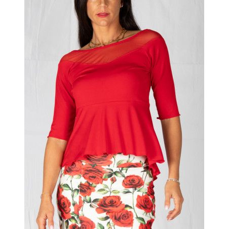Top Seline Trasparent Option 82 RossaSpina 1 - WEAR & MORE 