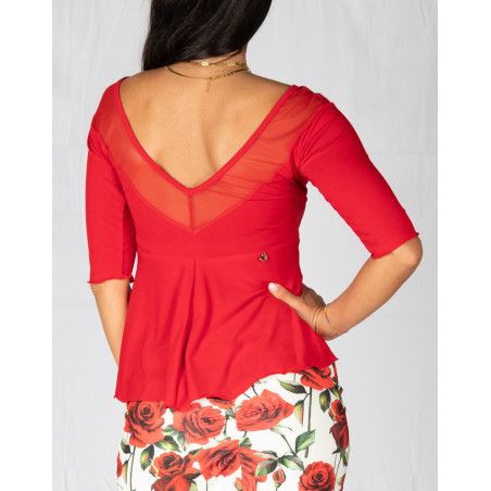 Top Seline Trasparent Option 82 RossaSpina 2 - WEAR & MORE 