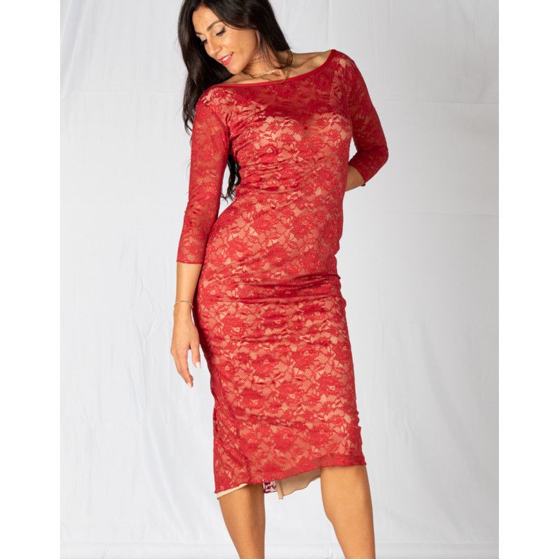 Abito Desie Trasparent Option 259 RossaSpina 1 - WEAR & MORE 