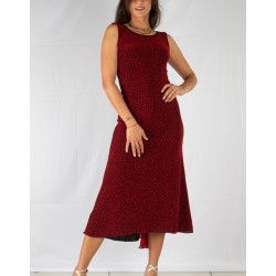 Abito Desie Svasato Coda Lurex Option 264 RossaSpina 1 - WEAR & MORE 