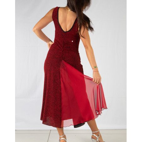 Abito Desie Svasato Coda Lurex Option 264 RossaSpina 2 - WEAR & MORE 