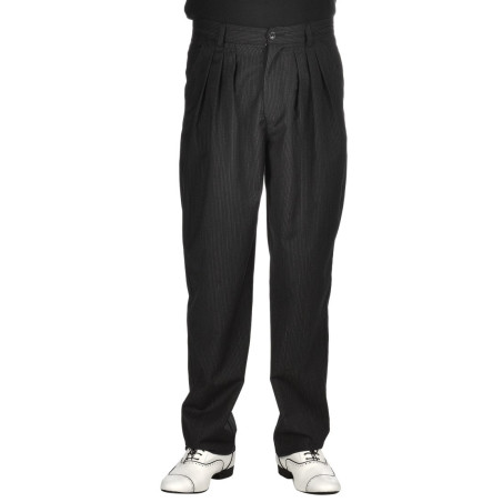 Men's Trousers Bradly Mod. 05 Option 1 Black Pinstripe color