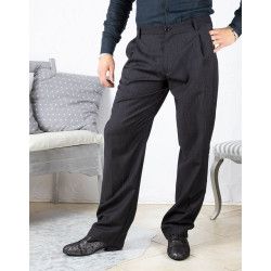 Trousers Brad 01 Option 3 Black Pinstripe color