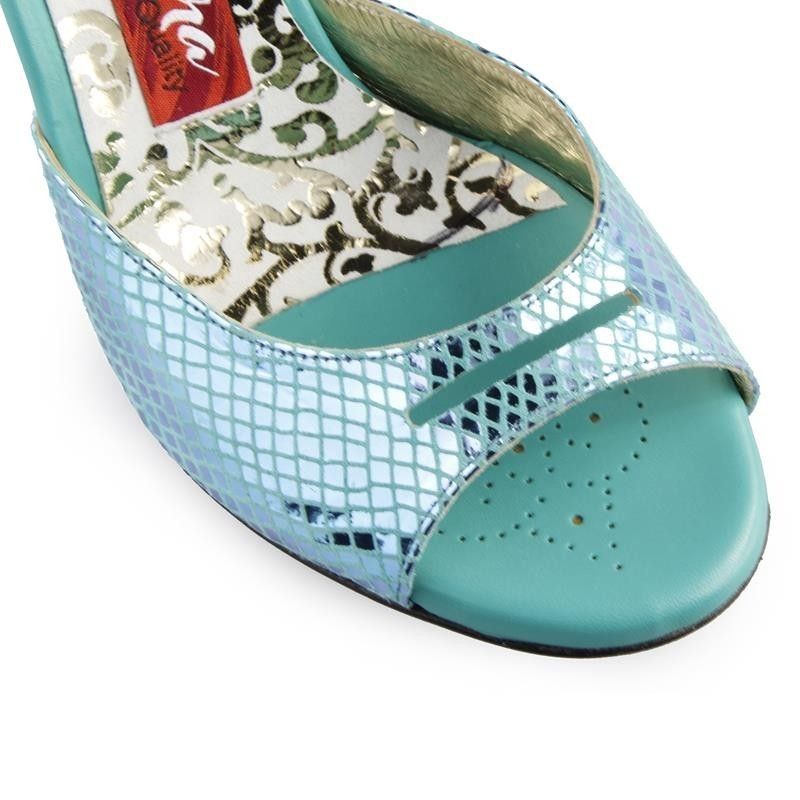 ANITA PITONCINO VERDE Heel 8 cm