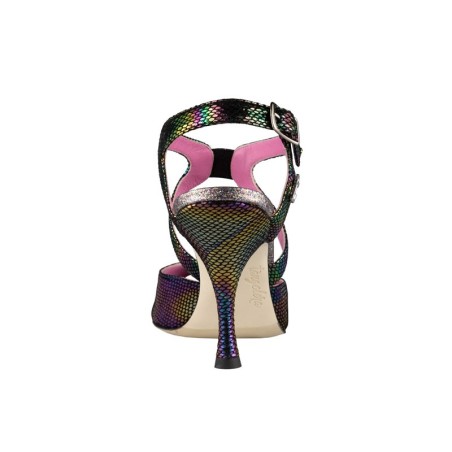 FLORA PITONCINO MULTICOLOR Tacco 8 cm