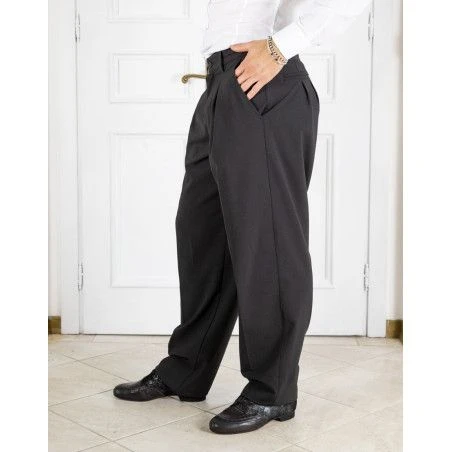 Pantalone da uomo Mod. Jack 06 Option 1 Colore Nero RossaSpina 2 - WEAR & MORE 