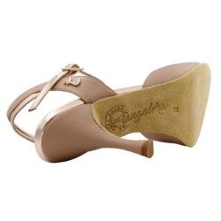 IRIS BEIGE Bufalina Sole Heel 8 cm