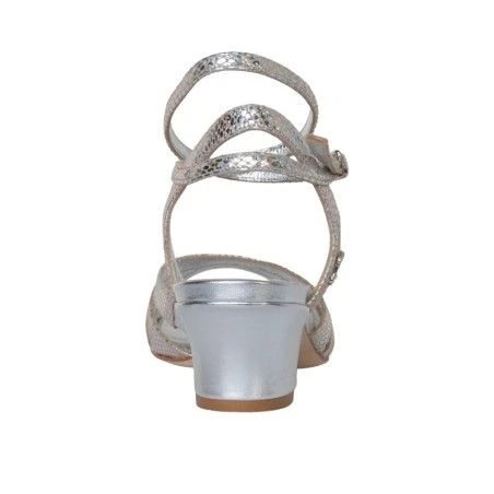 NOEMI ARGENTO PITONCINO Tacco 4 cm Tangolera 2 - WEAR & MORE 