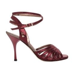 ALICE BORGOGNA PITONCINO CL Tacco 9 cm BOOKING SHOES