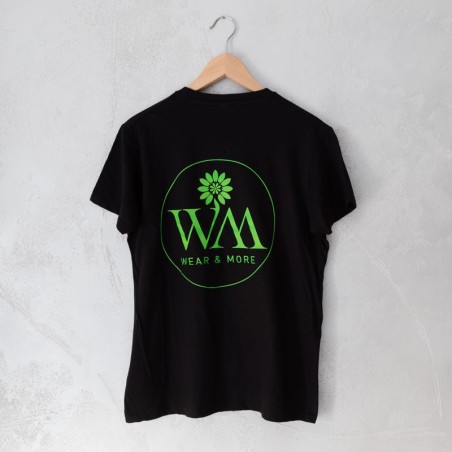 T-Shirt uomo nera Logo WM