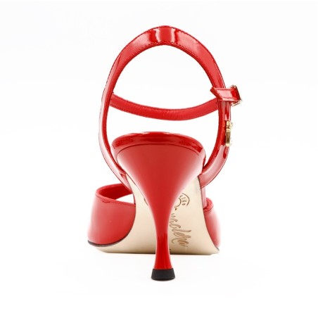 ANITA ROSSO VERNICE Tacco 7 cm SCARPE IN PRENOTAZIONE