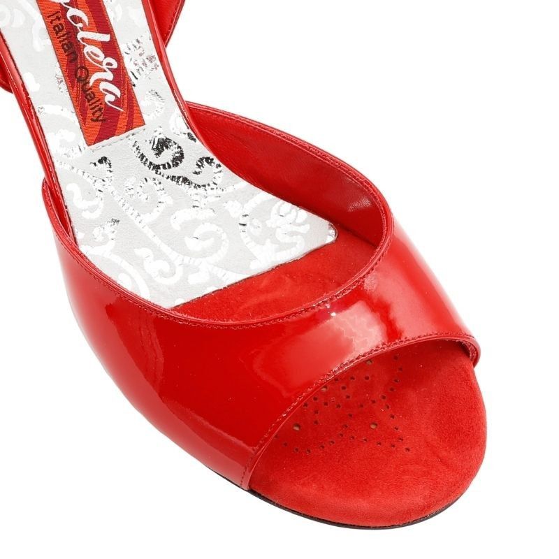 ANITA ROSSO VERNICE Tacco 9 cm SCARPE IN PRENOTAZIONE