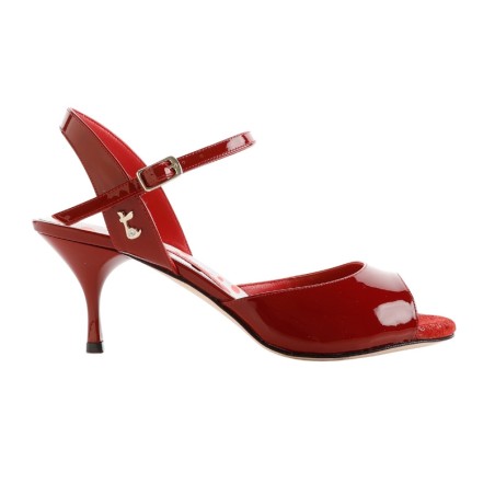 ANITA ROSSO VERNICE SOFT Tacco 6 cm SCARPE IN PRENOTAZIONE