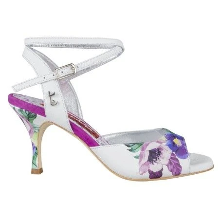 ANITA BIANCO FLOWER CL Tacco 7 cm SCARPE IN PRENOTAZIONE