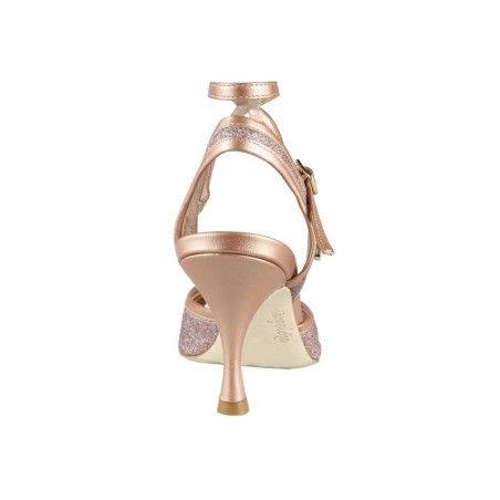 ANITA RAME GLITTER BORDO CL Tacco 7 cm SCARPE IN PRENOTAZIONE