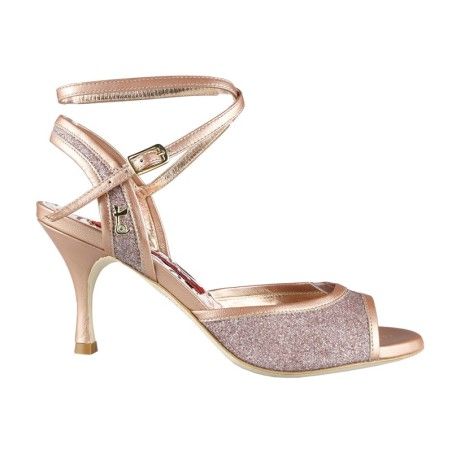 ANITA RAME GLITTER BORDO CL Tacco 7 cm SCARPE IN PRENOTAZIONE