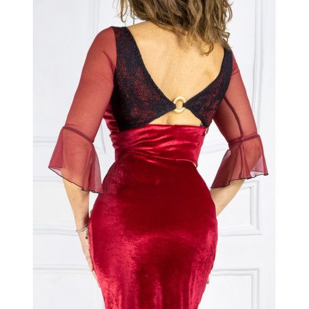 Top Serena Maniche sbuffo Option 67 RossaSpina 2 - WEAR & MORE 