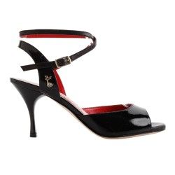 ANITA NERO VERNICE CL Tacco 7 cm SCARPE IN PRENOTAZIONE