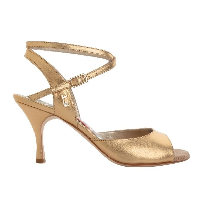 ANITA GOLD CL Heel 7 cm BOOKING SHOES