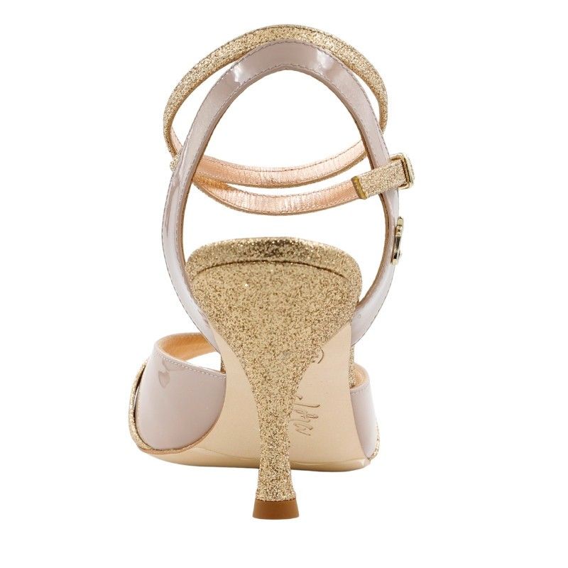 ANITA BEIGE VERNICE CL Tacco 7 cm SCARPE IN PRENOTAZIONE